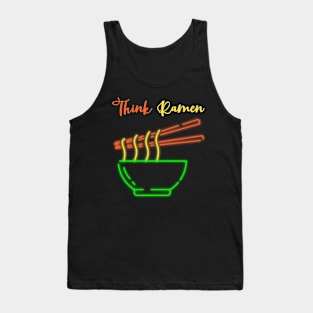 Think ramen ramyun ramyeon. Pasta Noodle lovers Tank Top